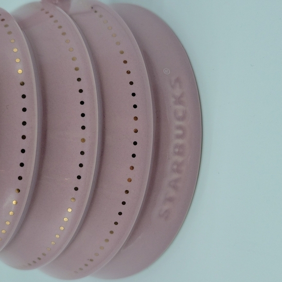 Starbucks Christmas tree Ceramic Mug pink 12 oz - Picture 3 of 7